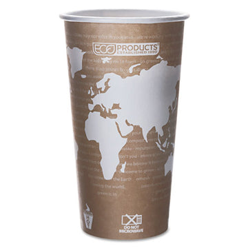 Eco-Products® World Art Renewable And Compostable Hot Cups, 16 Oz, 50-pack, 20 Packs-carton freeshipping - TVN Wholesale